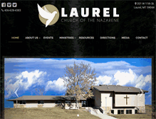 Tablet Screenshot of laurelnazarene.com